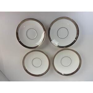 Lenox Landmark Platinum Saucers – Set of 4
